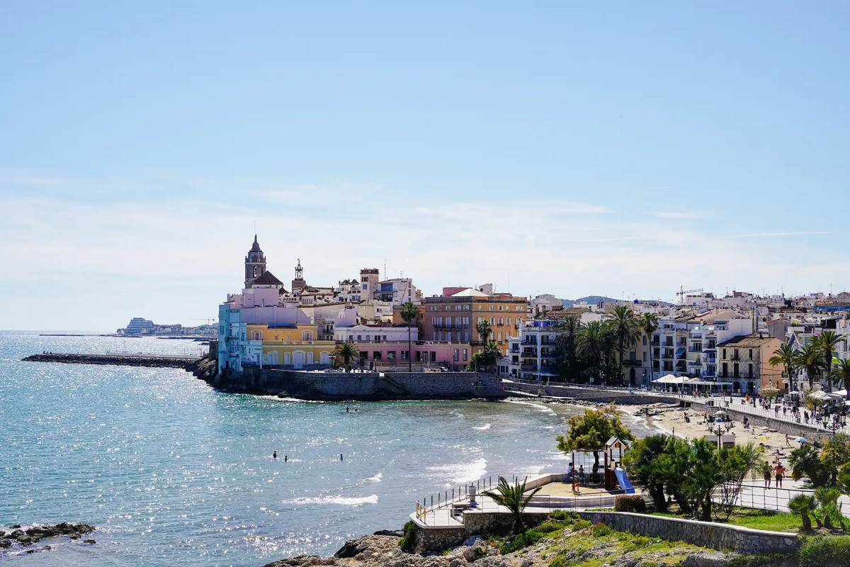 San Sebastián-stranden, Spanien